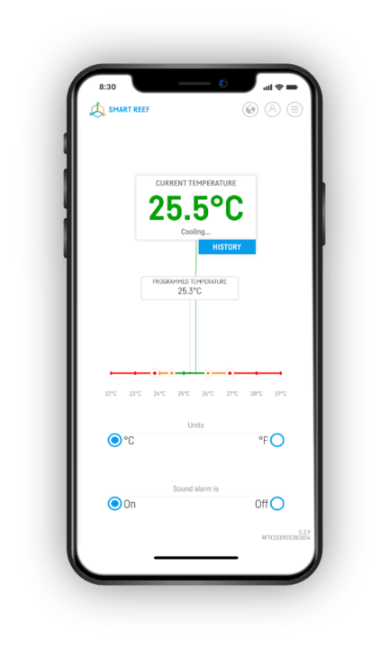 Stability -Thermo view - smartphone